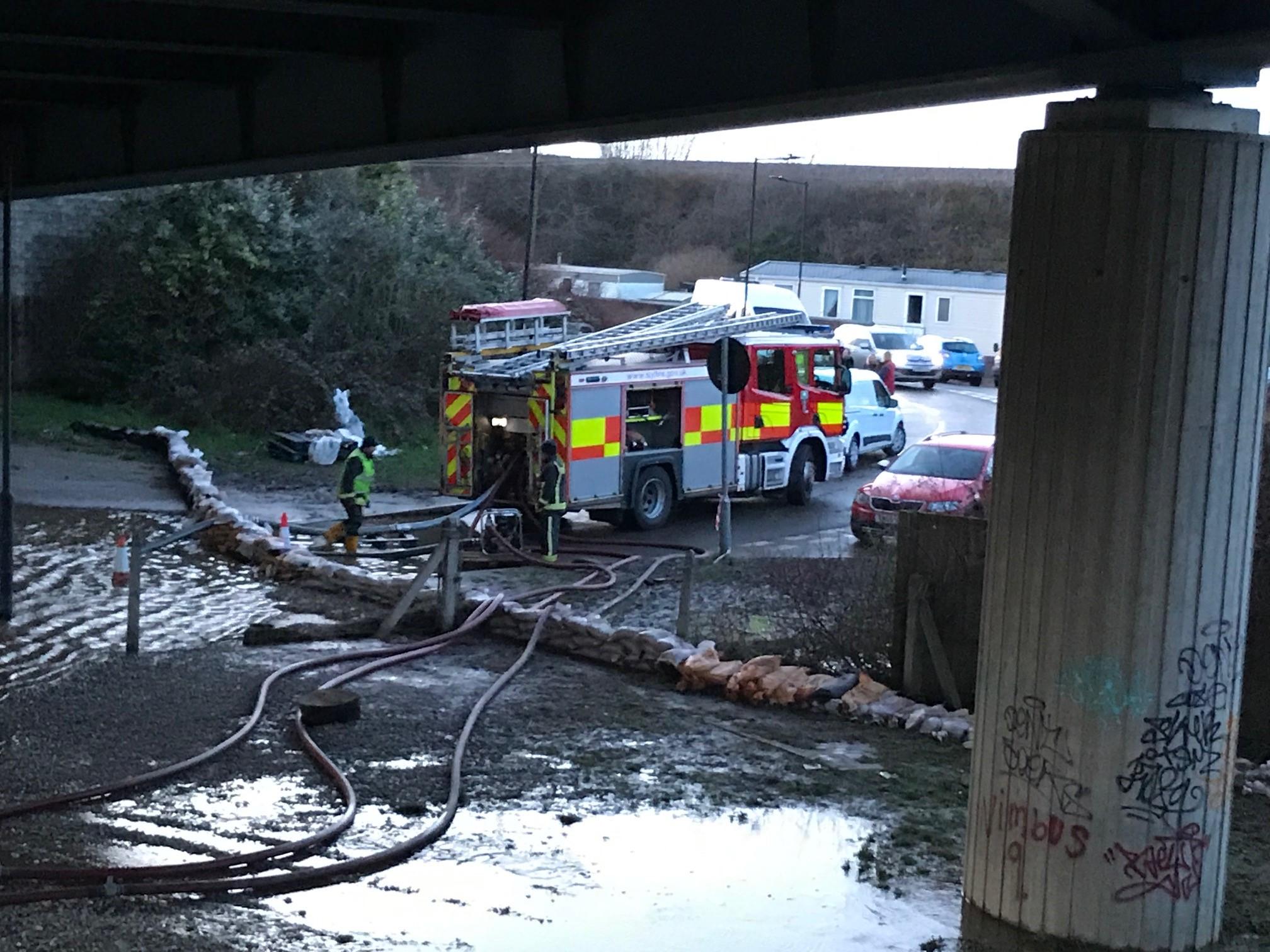 Fire crews saved our Doncaster homes from flooding, residents say